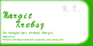 margit krebsz business card